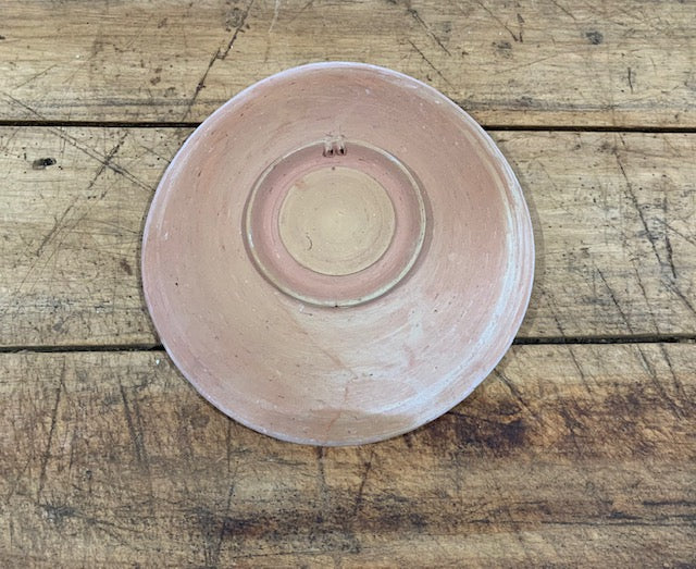 Vintage Hungarian Glazed Ceramic  Plate  #5084