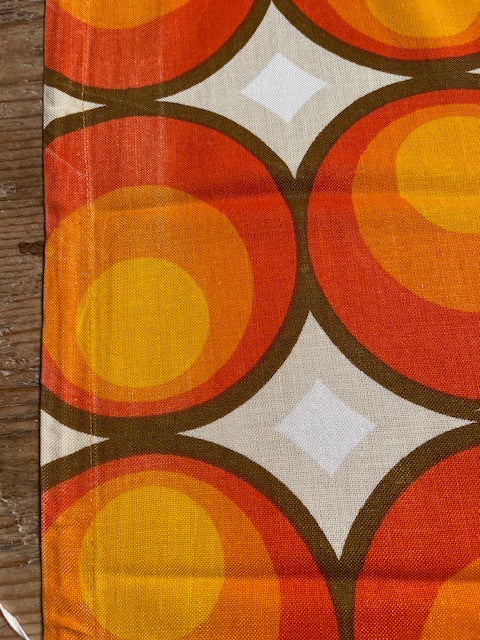 Pair of 1970s  Curtain/ Fabric  #F674 *Read Info*