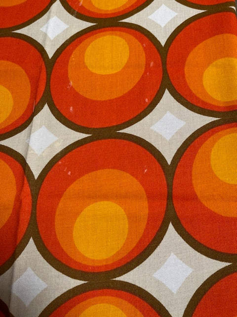 Pair of 1970s  Curtain/ Fabric  #F674 *Read Info*