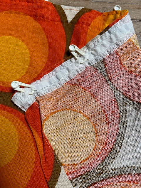 Pair of 1970s  Curtain/ Fabric  #F674 *Read Info*