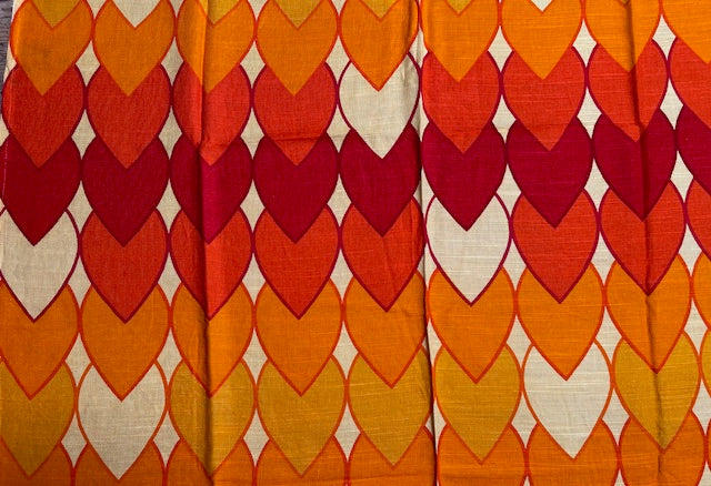 Pair of 1970s  Curtain/ Fabric  #F675 *Read Info*