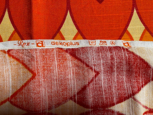 Pair of 1970s  Curtain/ Fabric  #F675 *Read Info*