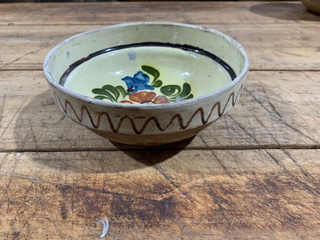 Old  Hungarian Terracotta Bowl #5090