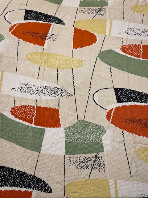 1950s  Curtain/ Fabric  #F1232 *Read Info*