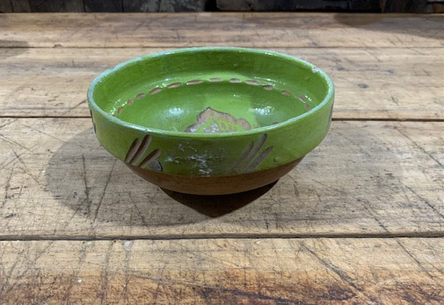Old  Hungarian Terracotta Bowl #5097  Byron