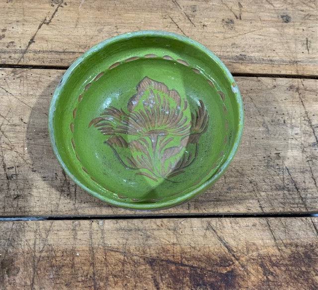 Old  Hungarian Terracotta Bowl #5097  Byron
