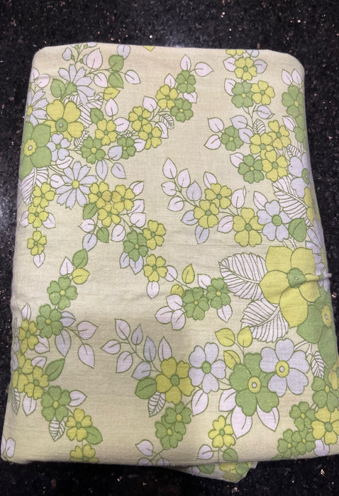 1970s Cotton Sheet  #F1236 *Read Info*