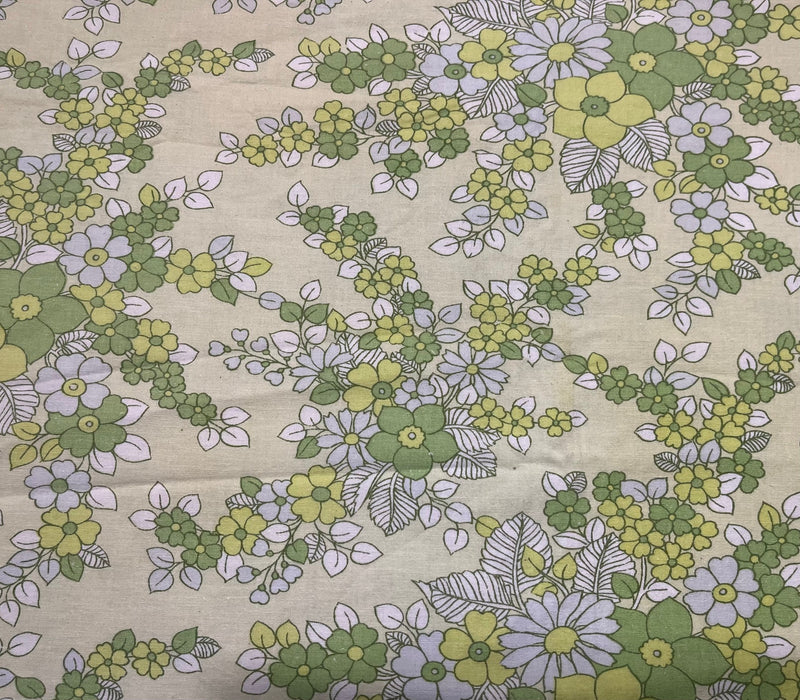 1970s Cotton Sheet  #F1236 *Read Info*