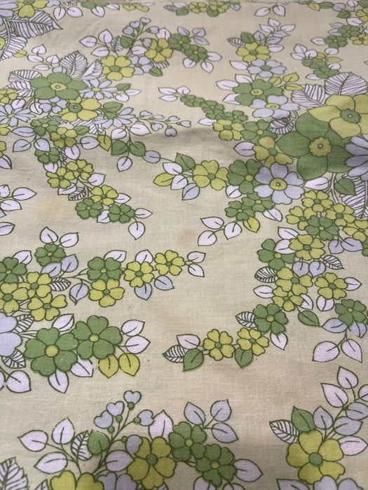 1970s Cotton Sheet  #F1236 *Read Info*