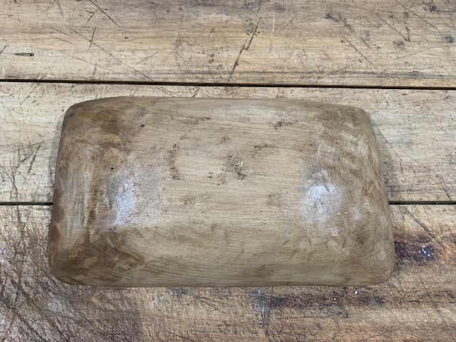 Vintage  European Handcarved Wooden Bowl  #5108