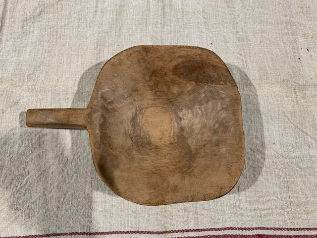 Vintage Handcarved  Wooden  Grain Scoop  #5117
