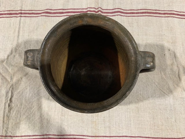 Vintage Hungarian  Glazed Ceramic  Pot  #5118