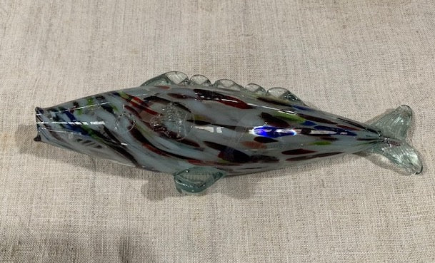 Vintage Romanian Glass Fish #5128