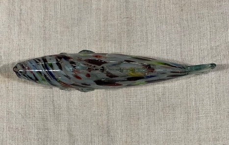 Vintage Romanian Glass Fish #5128