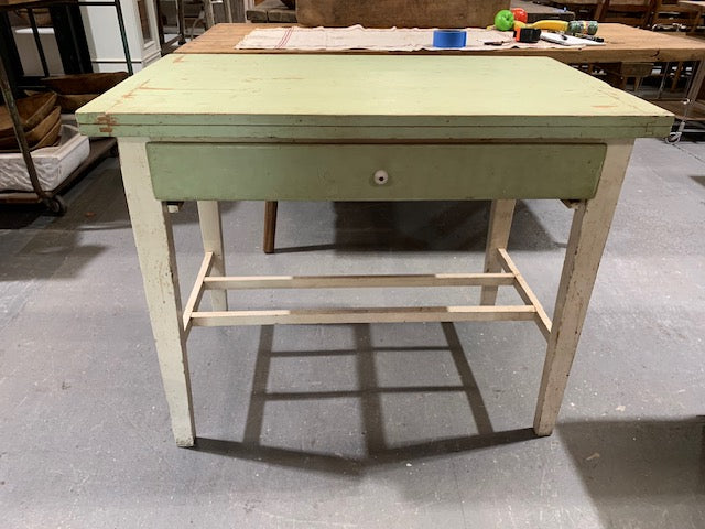 Vintage European Kitchen Farmhouse Table Foldout  #5134 Byron