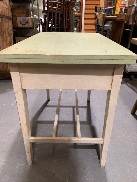 Vintage European Kitchen Farmhouse Table Foldout  #5134 Byron