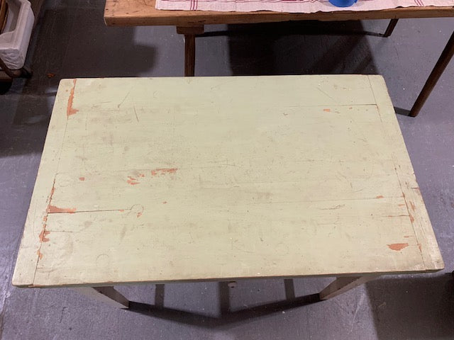Vintage European Kitchen Farmhouse Table Foldout  #5134 Byron