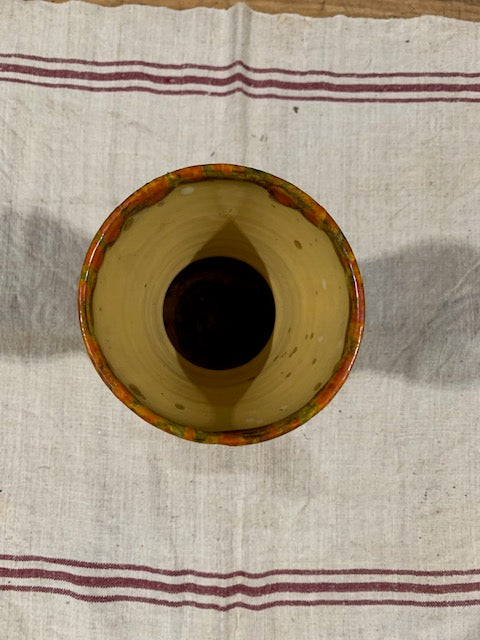 Vintage Hungarian  Glazed Ceramic  Vase  #5154