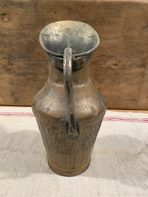 Vintage  European Copper Water Pitcher  #5155