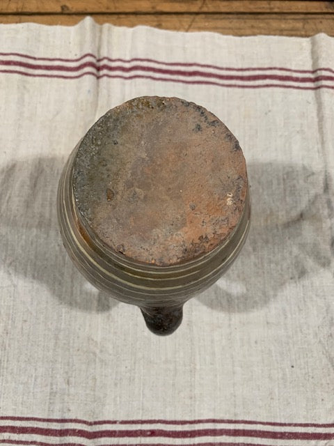 Vintage  Hungarian Glazed  Terracotta Jug #5178