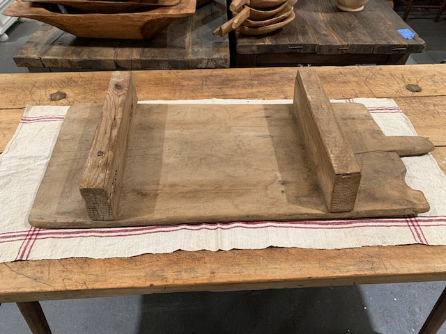 Vintage Wooden Breadboard Serving Table #5169