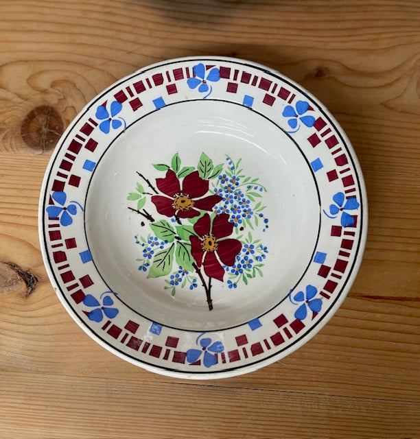 Vintage Hungarian   Glazed Ceramic Bowl  #7405