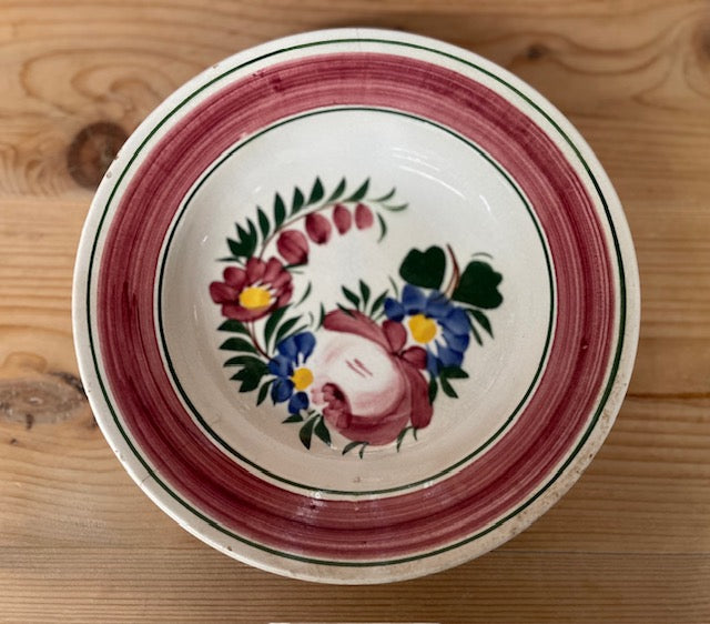 Vintage Hungarian   Glazed Ceramic Bowl  #7408