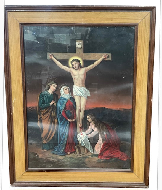 Vintage Eastern  European  Religious Print #7413