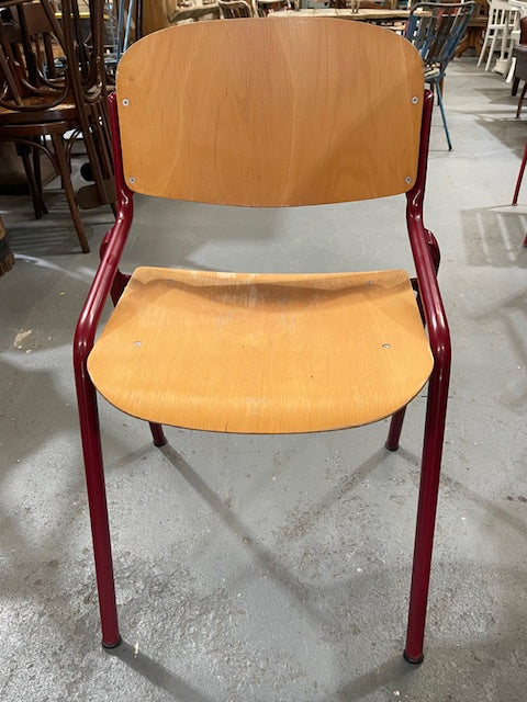 Vintage Dutch Stackable School Chair  #6758  Byron