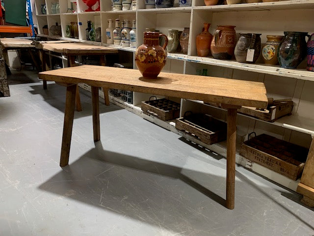 Vintage European Wooden Console Table  #5227