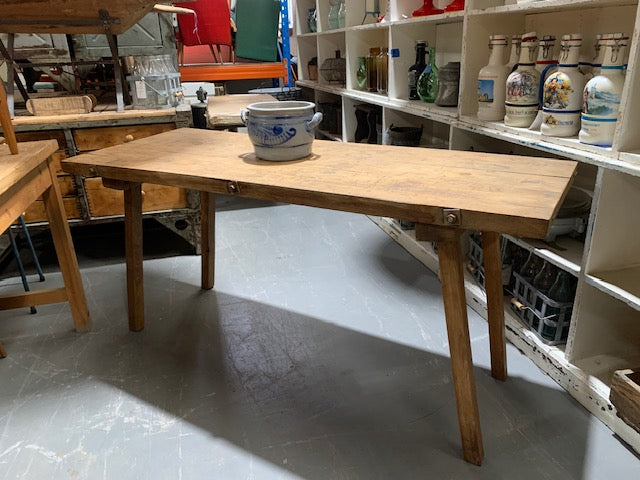 Vintage European Wooden Console Table  #5228