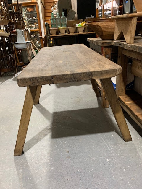 Vintage European Wooden Console Table  #5229