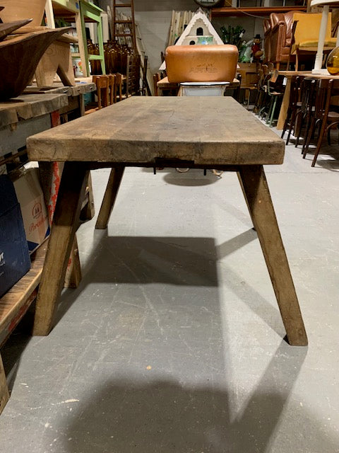 Vintage European Wooden Console Table  #5229