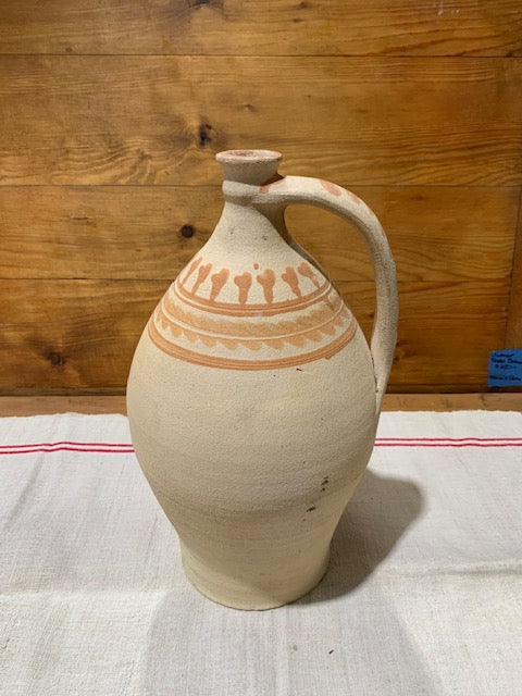 Vintage Hungarian Gypsy Terracotta Jug #5237  Byron