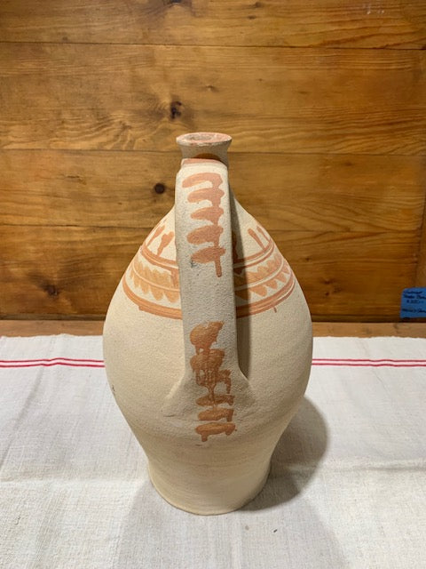 Vintage Hungarian Gypsy Terracotta Jug #5237  Byron