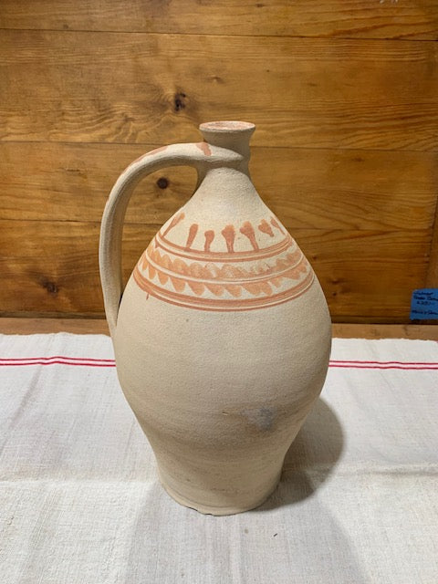 Vintage Hungarian Gypsy Terracotta Jug #5237  Byron