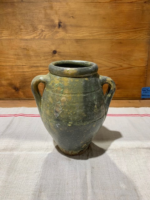 Vintage Glazed Ceramic  Pot #5243