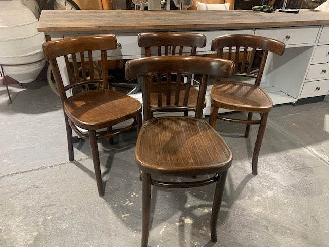 Set of 4 Vintage Original   Bentwood  Chairs #5249