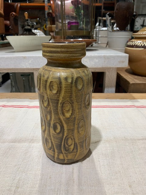 Vintage West German  Glazed Ceramic  Vase  #5252