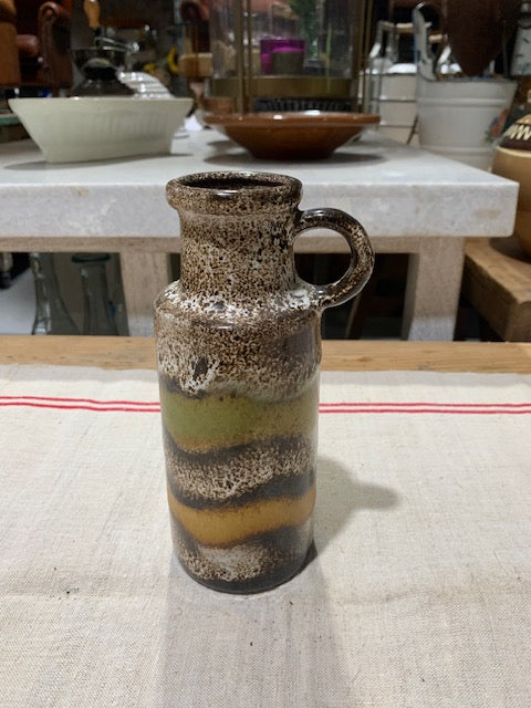 Vintage West German  Glazed Ceramic  Jug  #5253