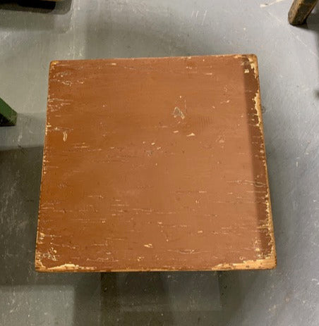 Vintage  European  Wooden Stool  #5283