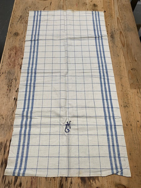 Vintage European Linen Tea Towel  #5320