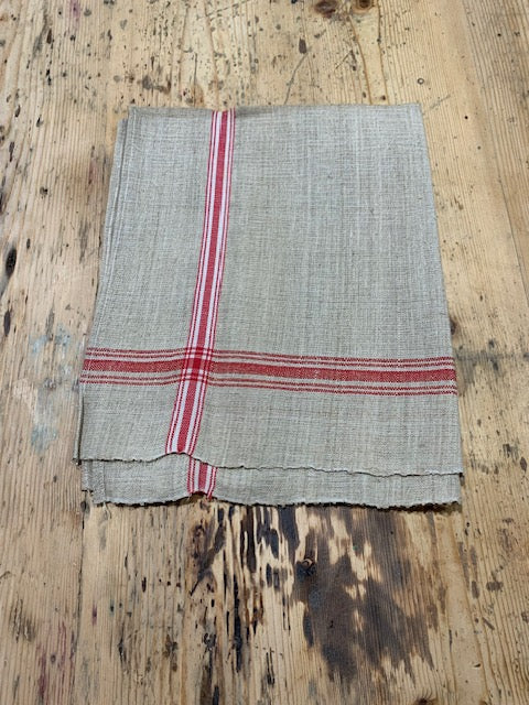 Vintage European Linen Tea Towel  #5324