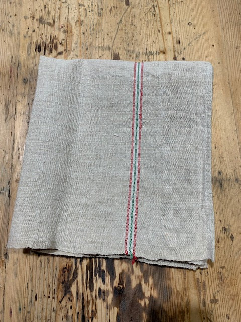 Vintage European Linen Tea Towel  #5326