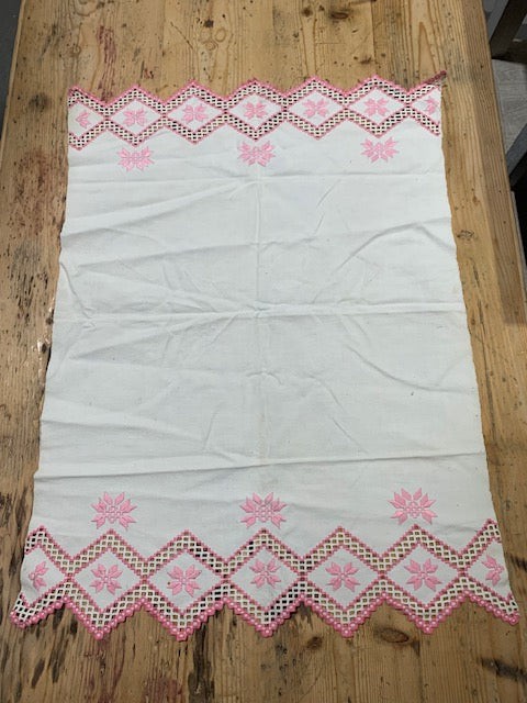 Vintage European Linen Tea Towel  #5335