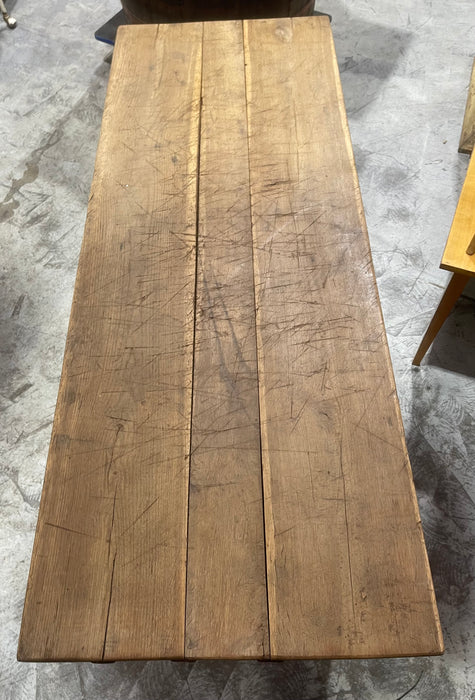 Vintage European  Trestle Bench  Table #6791