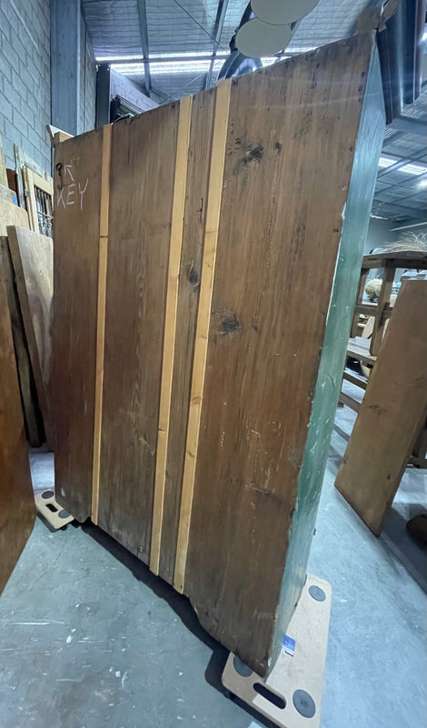 Hungarian Wooden Painted Wardrobe / Cabinet  #6794