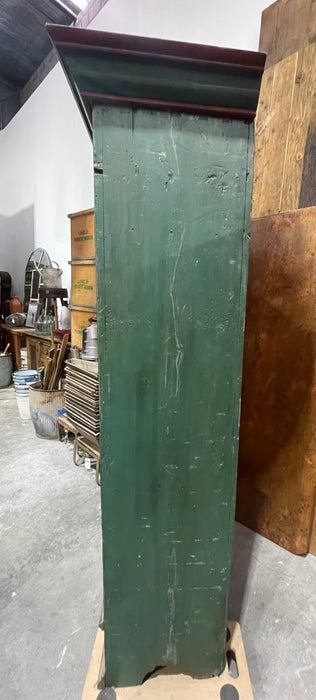 Hungarian Wooden Painted Wardrobe / Cabinet  #6794