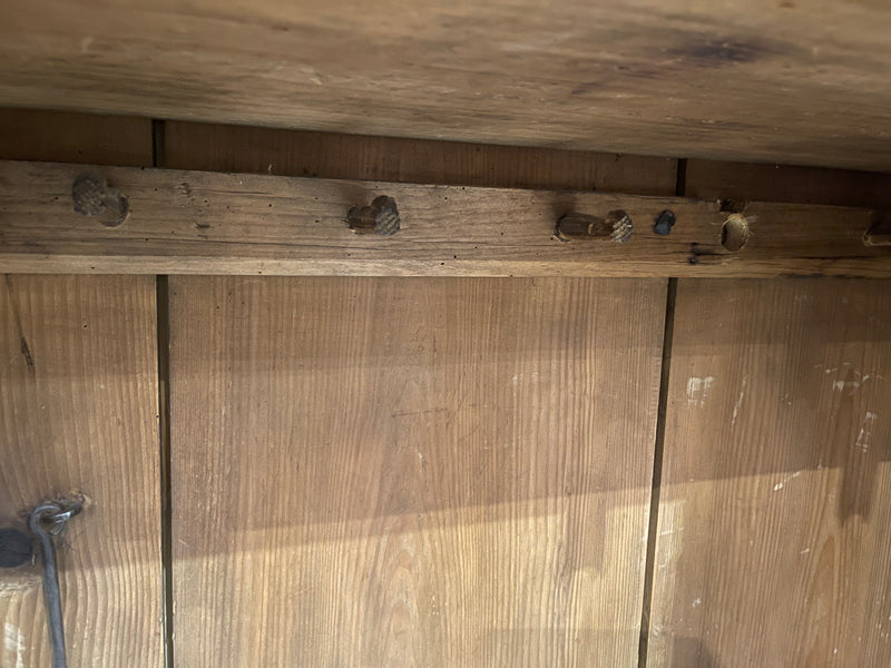 Hungarian Wooden Painted Wardrobe / Cabinet  #6794