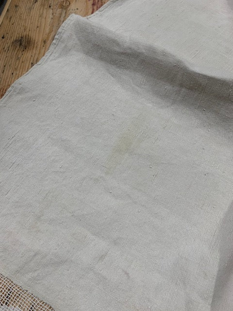 1940s  Linen/Hemp Sheet    #5357  (Read Information About This Item)